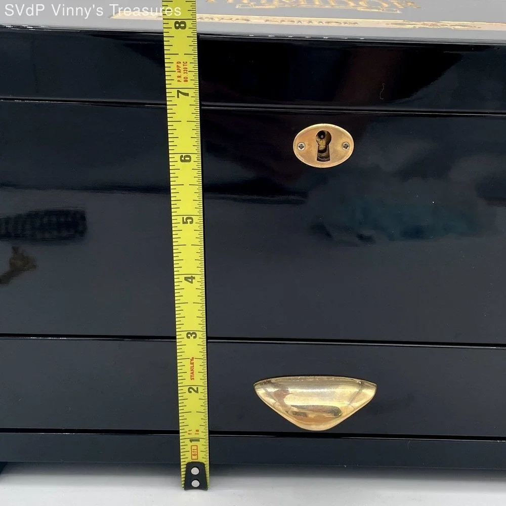 Humidor Supreme Limited Edition 2000 Cigar Humidor Wood Gloss Black With Key